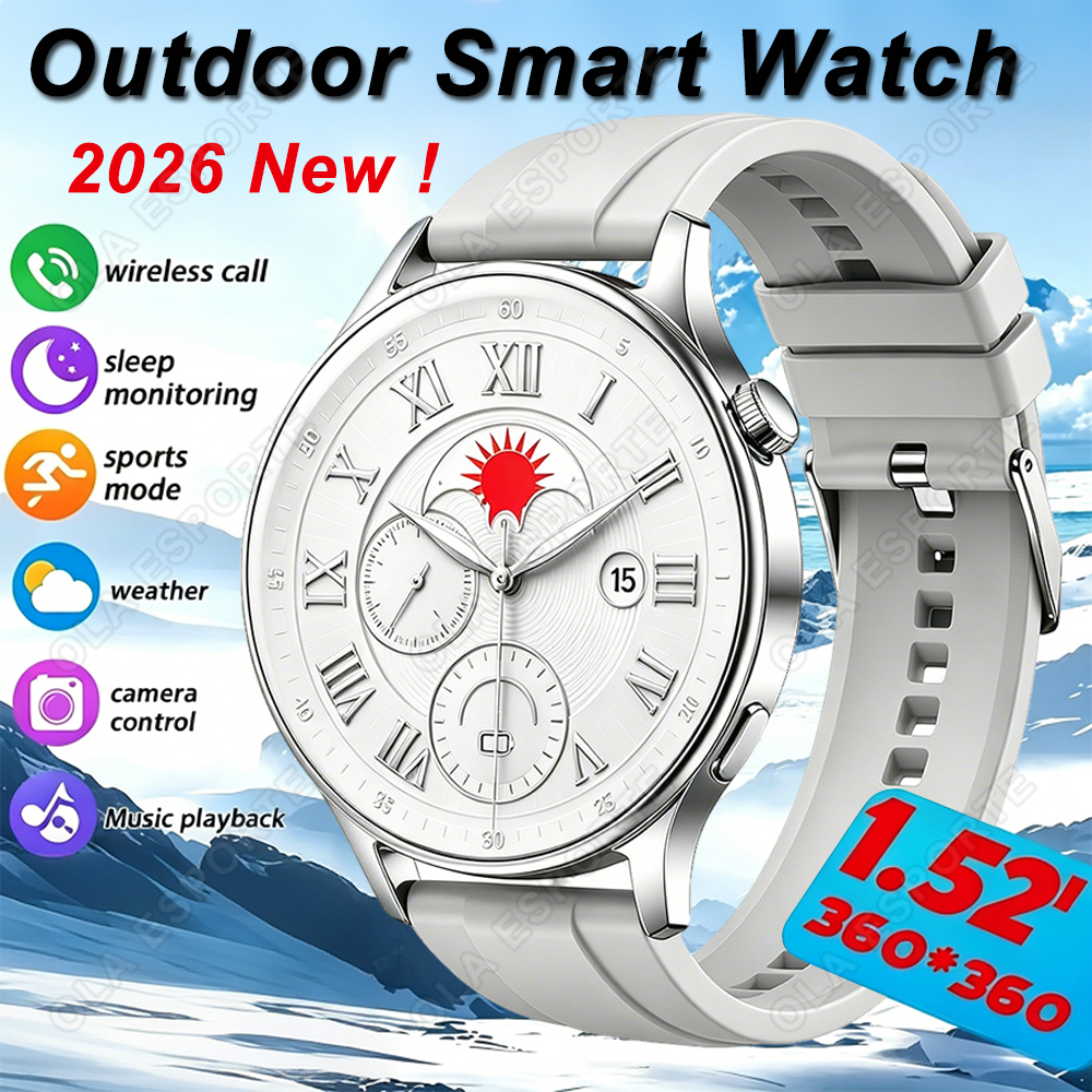 Smartwatch Watches Best Gift For Men - 2026 New Outdoor Smart Watch 1.52-inch