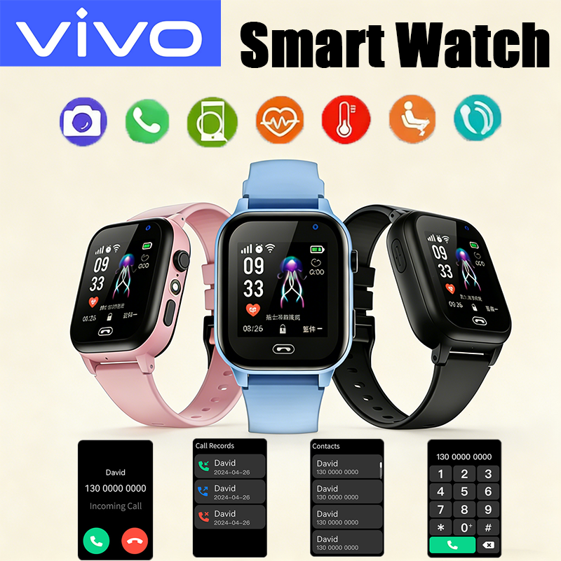 Smartwatch Watches For Kid Boy With Alarm - VIVO Mini Kids Phone 4G Kids