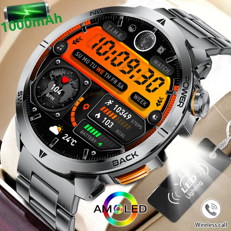 Smartwatch Watches Best Gift For Men - 2026 new military smartwatch1000mAhlarge battery accurately