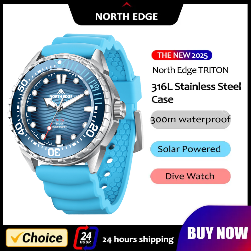 NORTH EDGE 2026 New TRITON Sol - Solar Powered Watch บทวิจารณ์และราคา