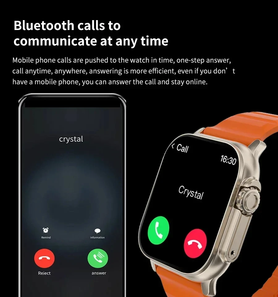 New Watch T10 Ultra Smart Watc - Smartwatch Watches With Bluetooth บทวิจารณ์และราคา