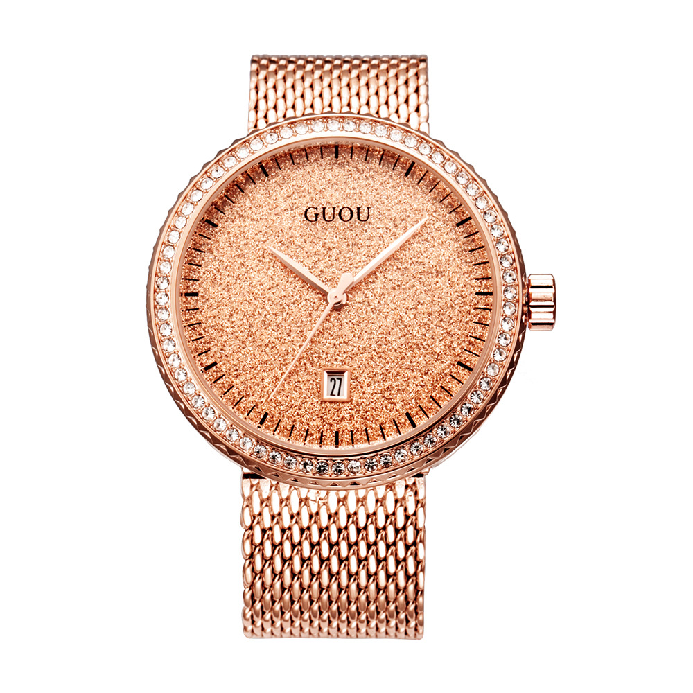 Guou Fashion Simple Mesh Retro - Mesh Stainless Strap บทวิจารณ์และราคา