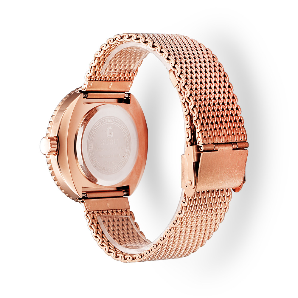 Guou Fashion Simple Mesh Retro - Mesh Stainless Strap บทวิจารณ์และราคา