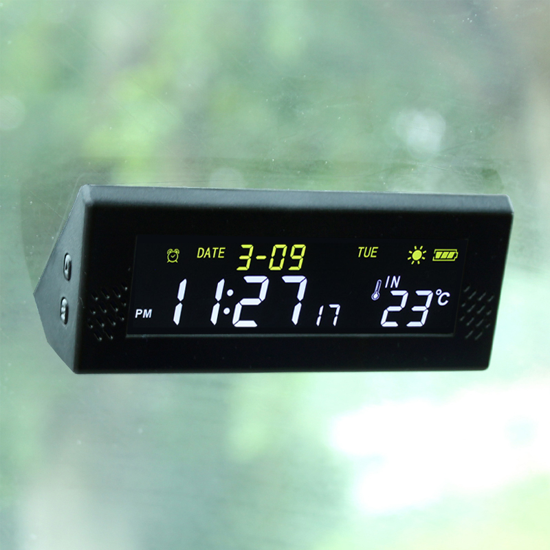 Solar Windshield Car Digital C - Solar Powered Watch บทวิจารณ์และราคา