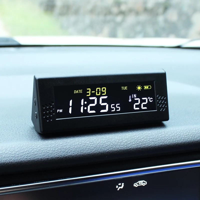 Solar Windshield Car Digital C - Solar Powered Watch บทวิจารณ์และราคา