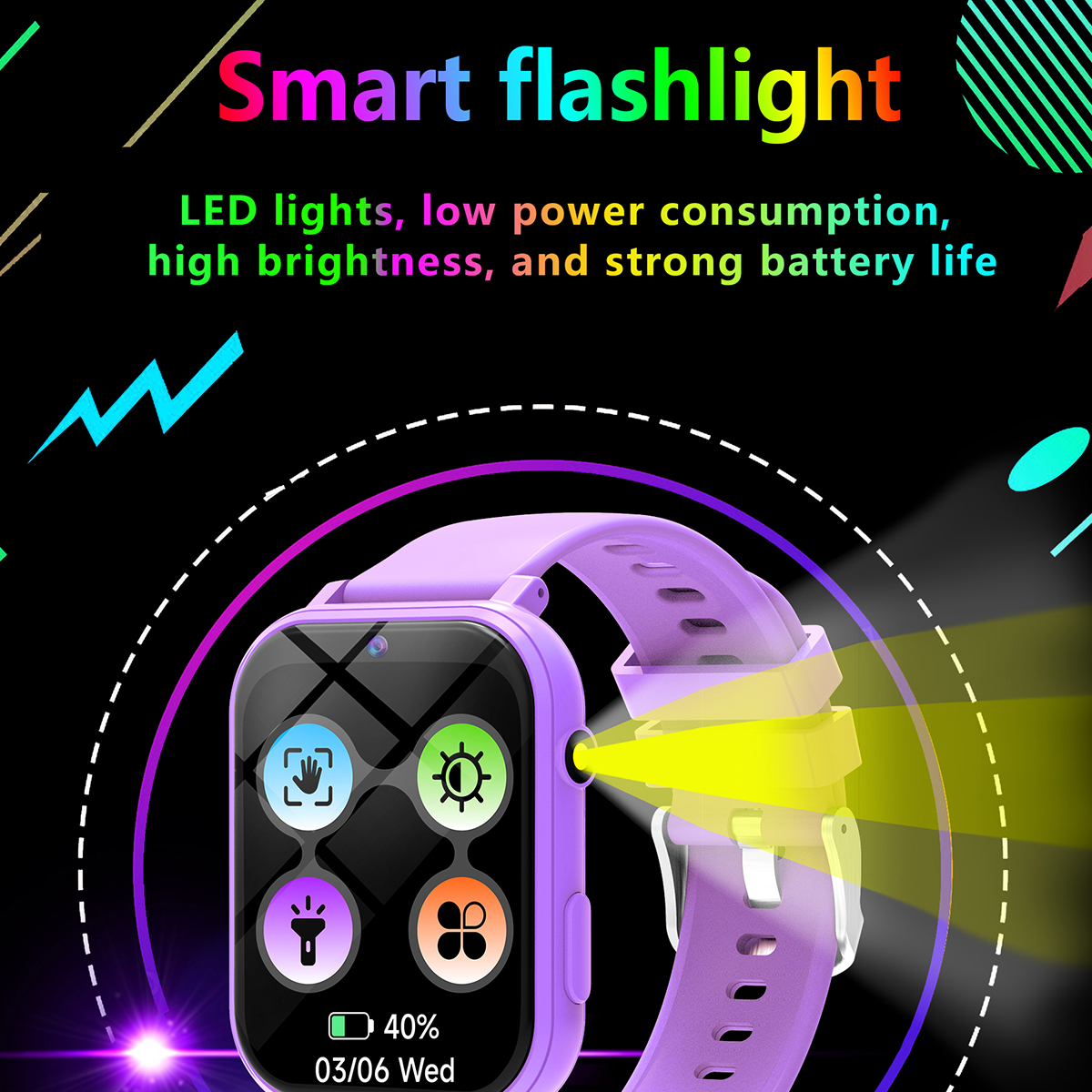 New Fashion Smart Watch For Ch - Smartwatch Watches For Kid Boy With Alarm บทวิจารณ์และราคา