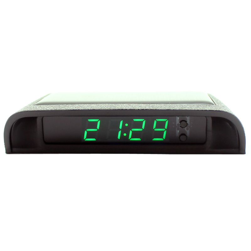 Solar Car Clock Thermometer Da - Solar Powered Watch บทวิจารณ์และราคา