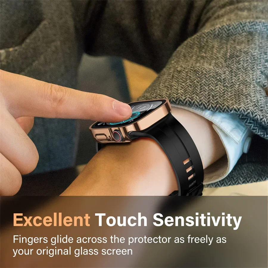 Glass+cover For Apple Watch ca - Smartwatch Watches Girls บทวิจารณ์และราคา