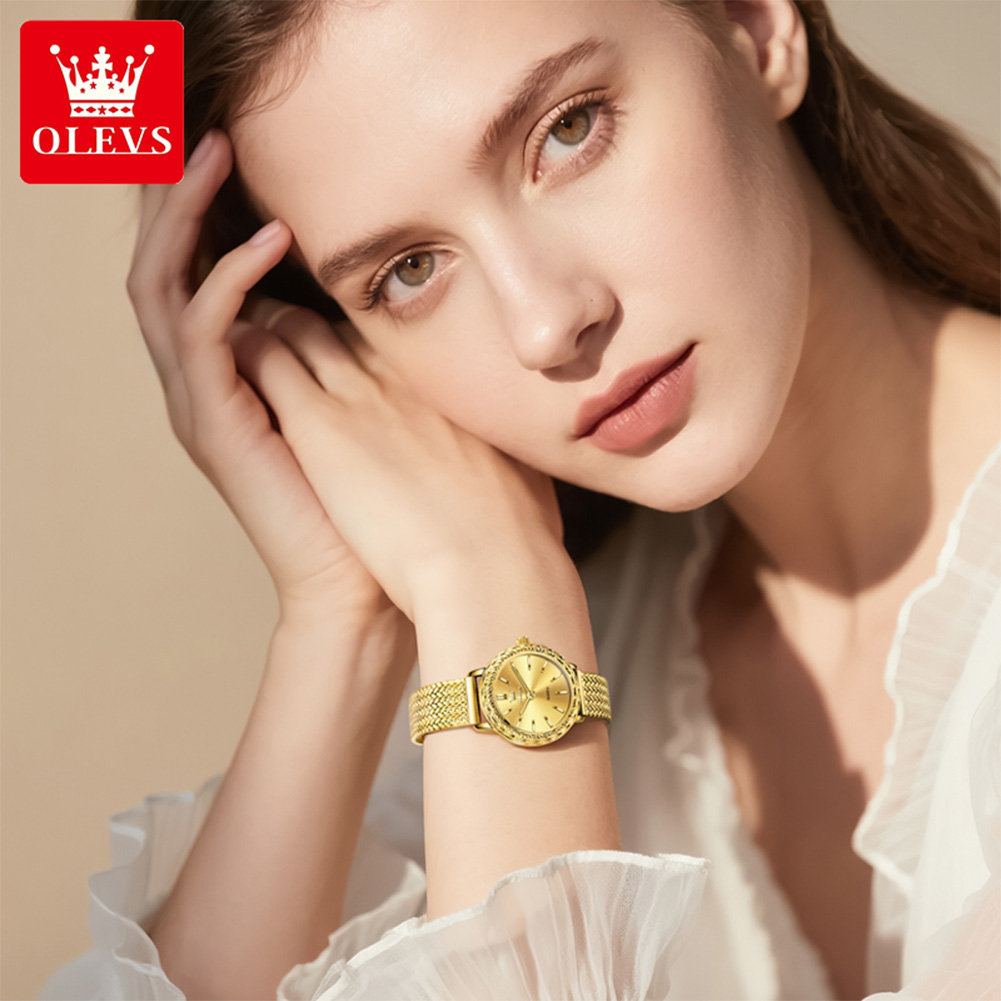OLEVS 5643 Watches for Women T - Mesh Stainless Strap บทวิจารณ์และราคา