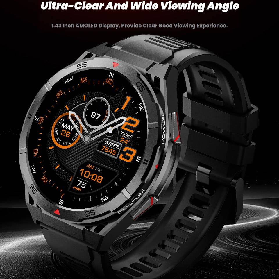 Leadoys X2B Men's Rugged Smart - Smartwatch Watches Best Gift For Men บทวิจารณ์และราคา