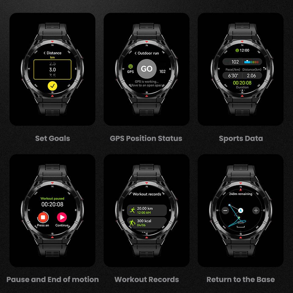 Leadoys X2B Men's Rugged Smart - Smartwatch Watches Best Gift For Men บทวิจารณ์และราคา