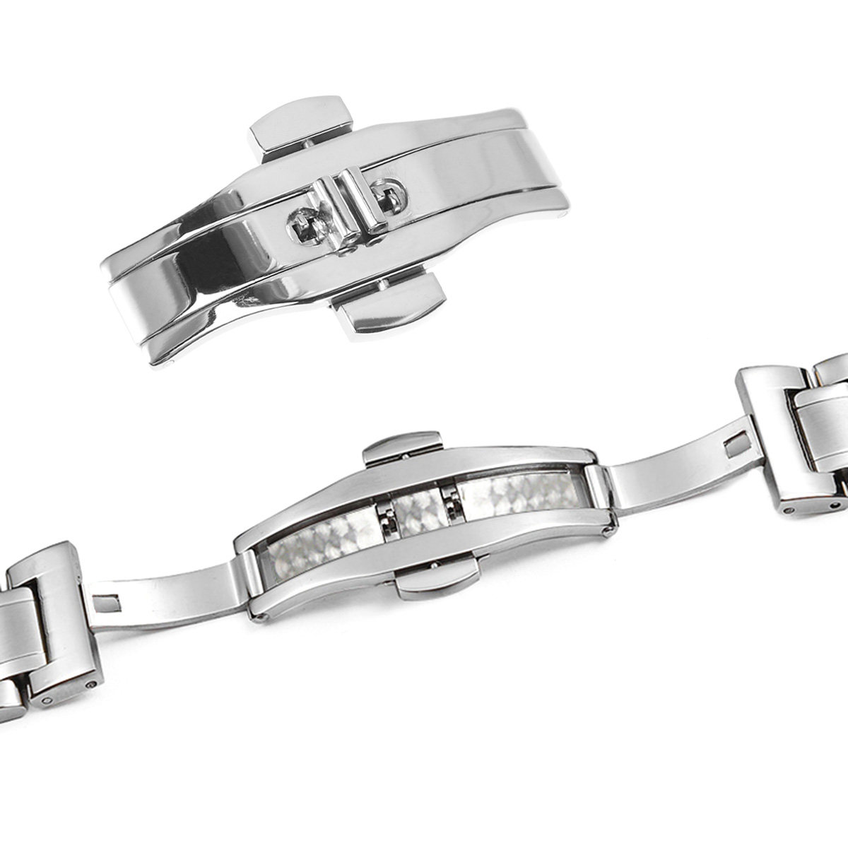 Stainless Steel Watch Buckle D - Mesh Stainless Strap บทวิจารณ์และราคา