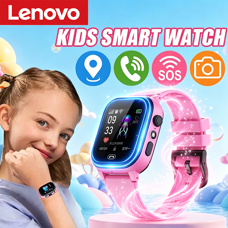 Lenovo Kids Smart Watch 5G GPS - Smartwatch Watches For Kid Boy With Alarm บทวิจารณ์และราคา