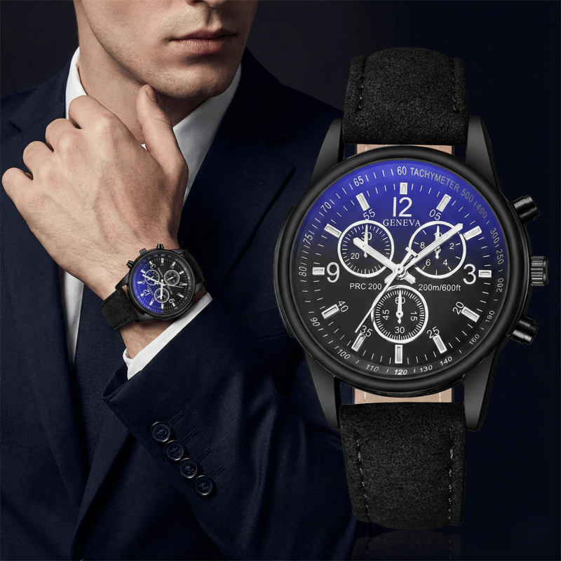 Geneva Men's Chronograph Watch - Smartwatch Watches Best Gift For Men บทวิจารณ์และราคา