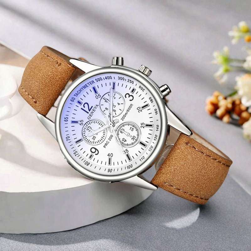 Geneva Men's Chronograph Watch - Smartwatch Watches Best Gift For Men บทวิจารณ์และราคา