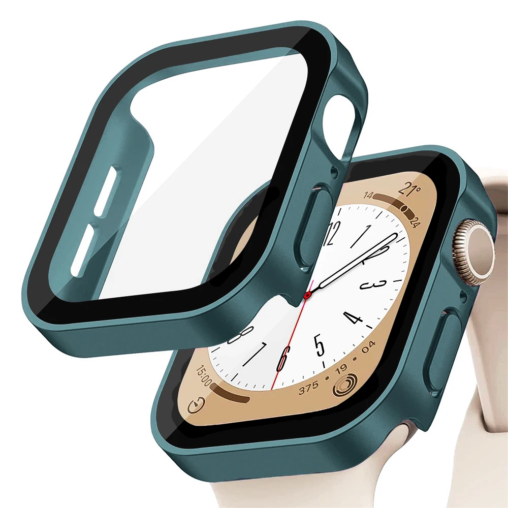 Glass+cover For Apple Watch ca - Smartwatch Watches Girls บทวิจารณ์และราคา