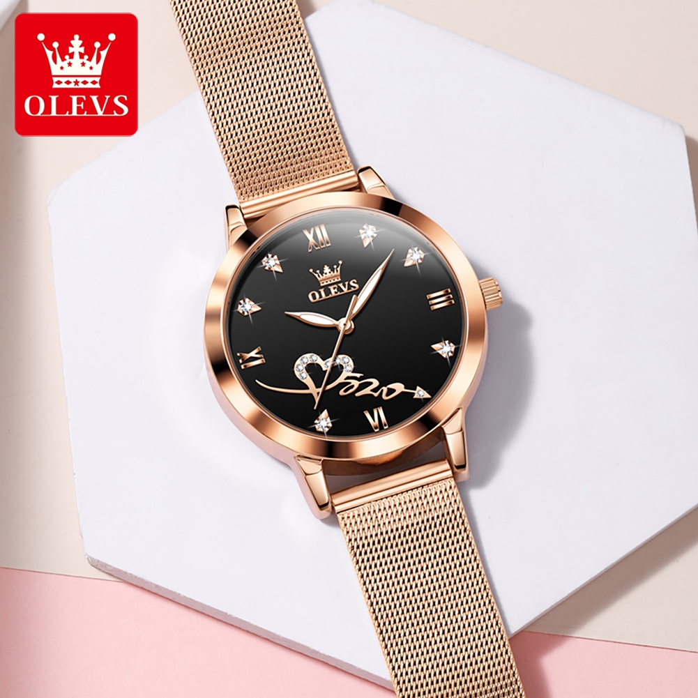 OLEVS 5530 Women's Watches Ele - Mesh Stainless Strap บทวิจารณ์และราคา