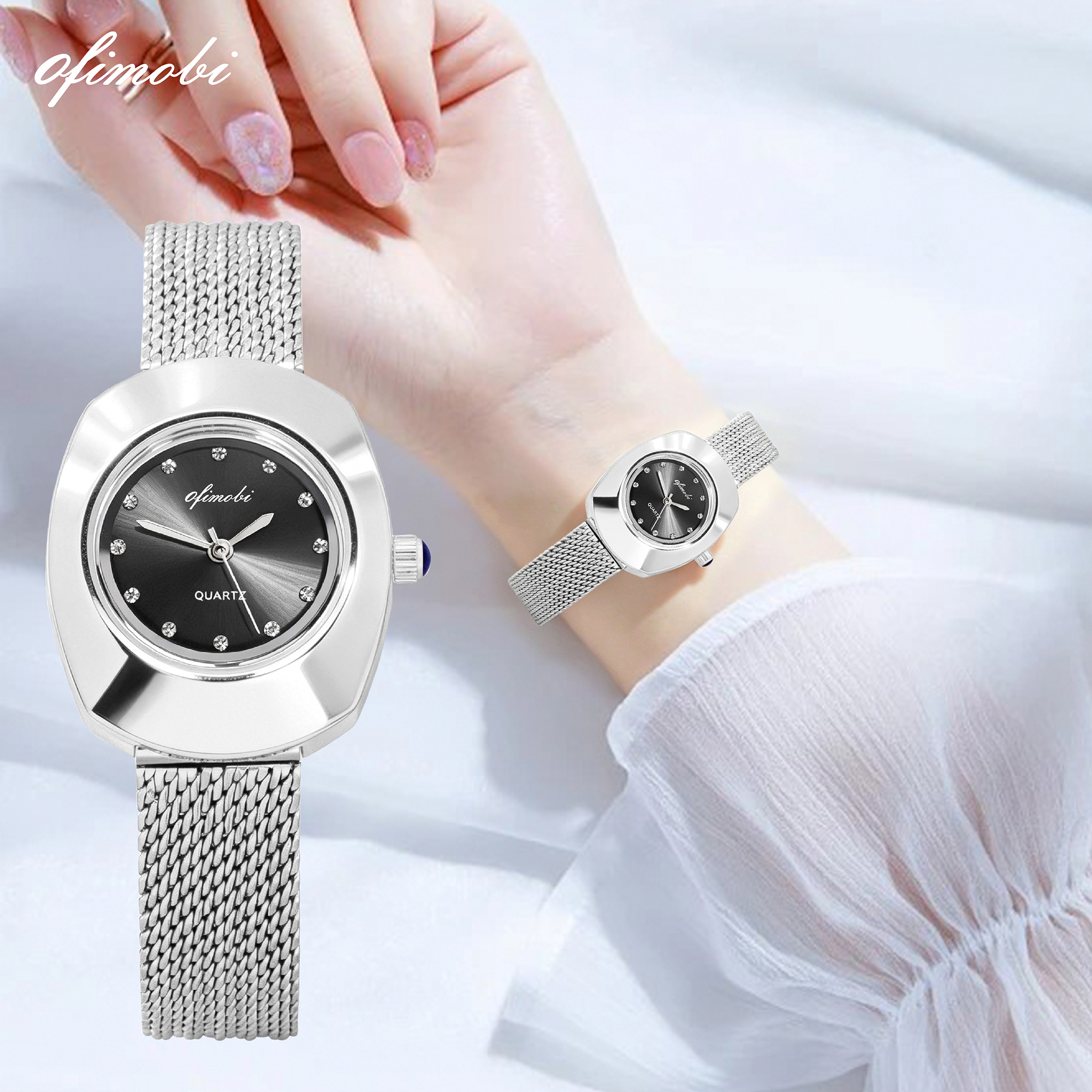 OFIMOBI Women Quartz Watch Sta - Mesh Stainless Strap บทวิจารณ์และราคา