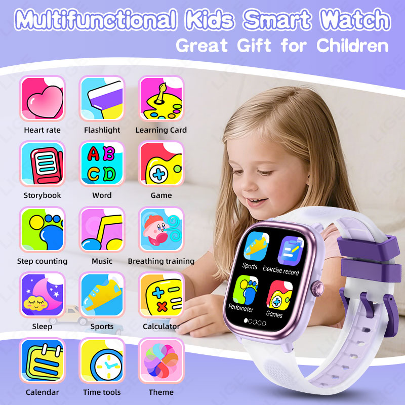 LIGE 2026 New Children Learnin - Smartwatch Watches For Kid Boy With Alarm บทวิจารณ์และราคา