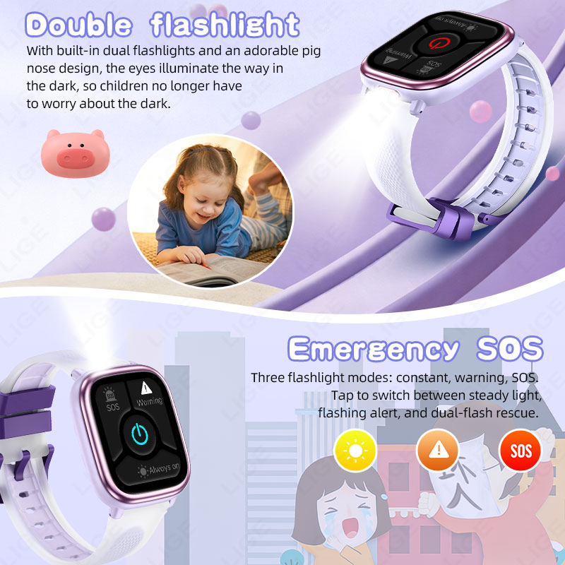 LIGE 2026 New Children Learnin - Smartwatch Watches For Kid Boy With Alarm บทวิจารณ์และราคา