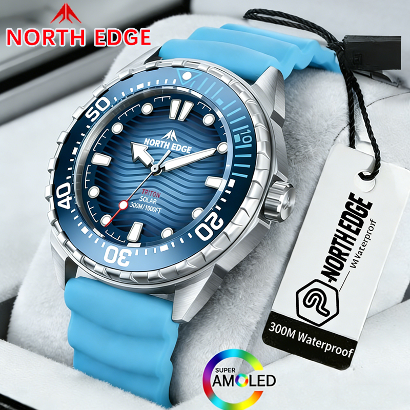 NORTH EDGE TRITON Solar Powere - Solar Powered Watch บทวิจารณ์และราคา