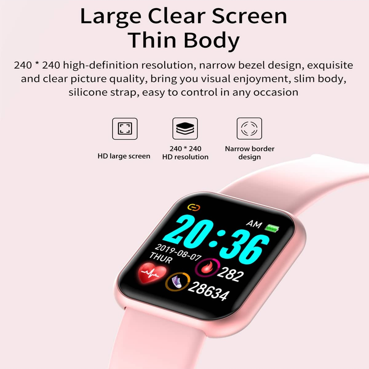 Smart Watch Message Remind Mus - Smartwatch Watches Girls บทวิจารณ์และราคา