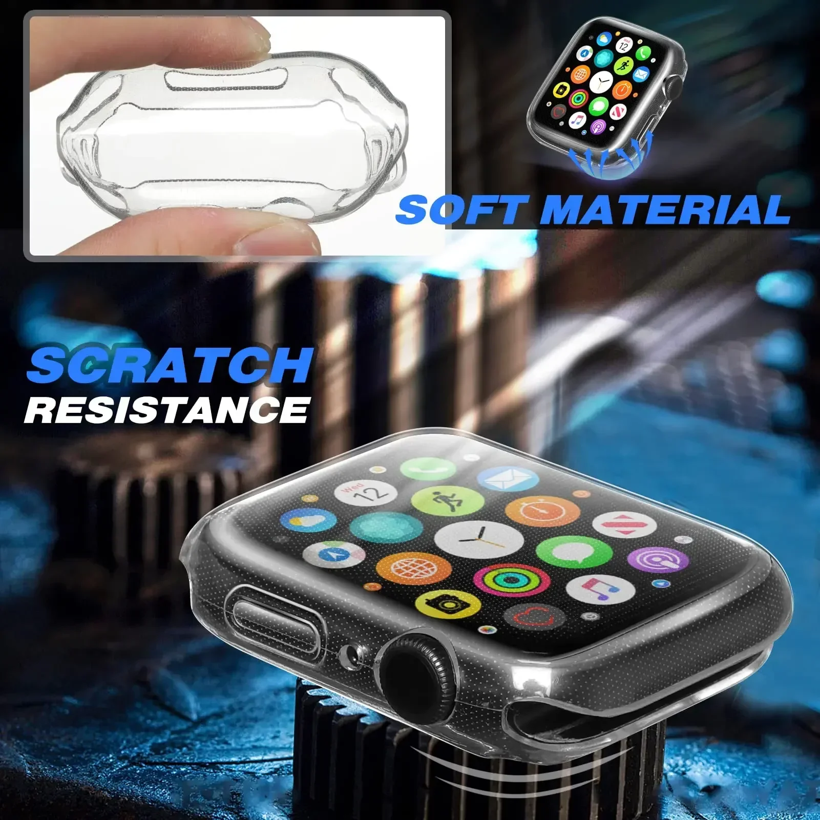 Cover For Apple Watch Case 44m - Smartwatch Watches Girls บทวิจารณ์และราคา
