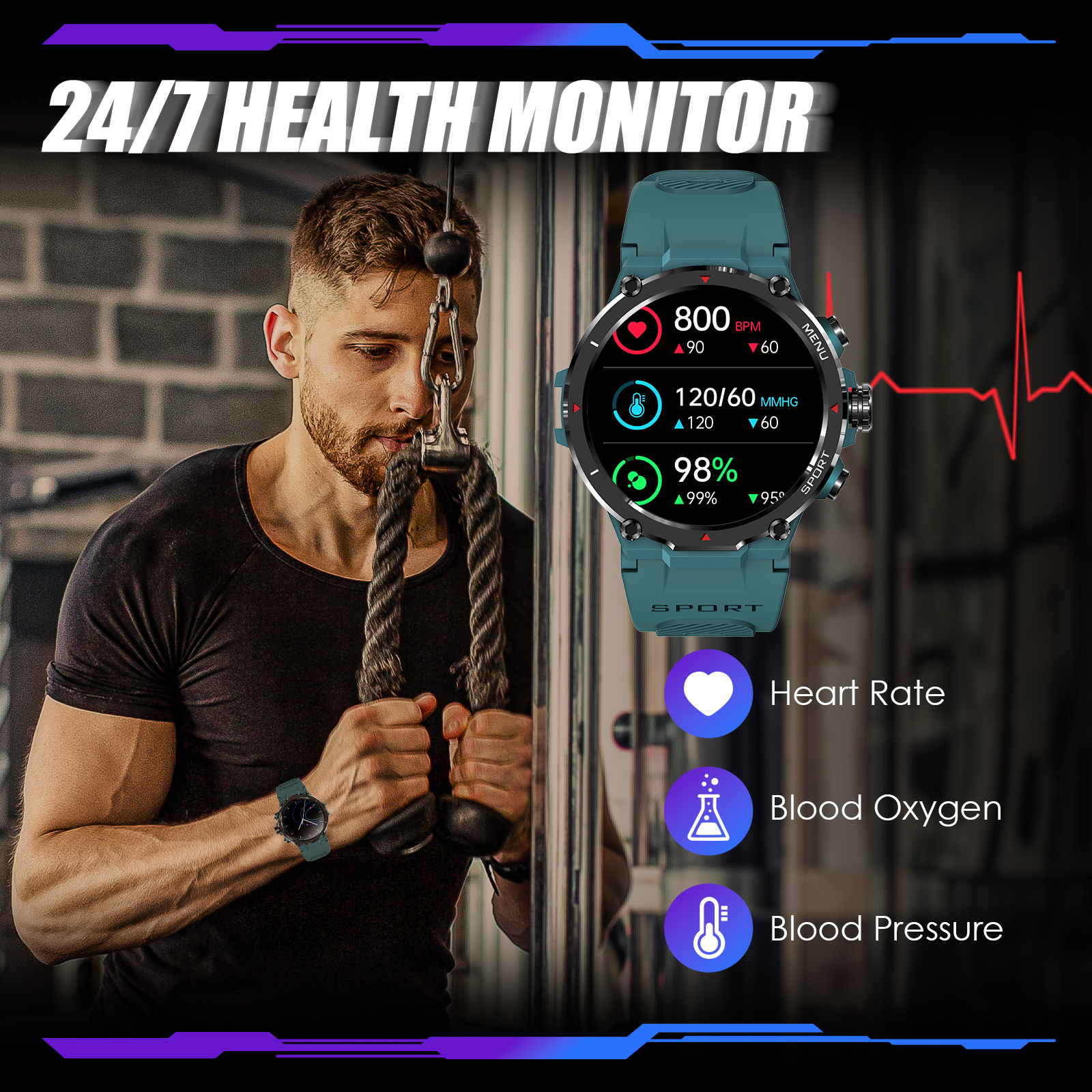 EIGIIS Military Smart Watch fo - Watch Smartwatch บทวิจารณ์และราคา