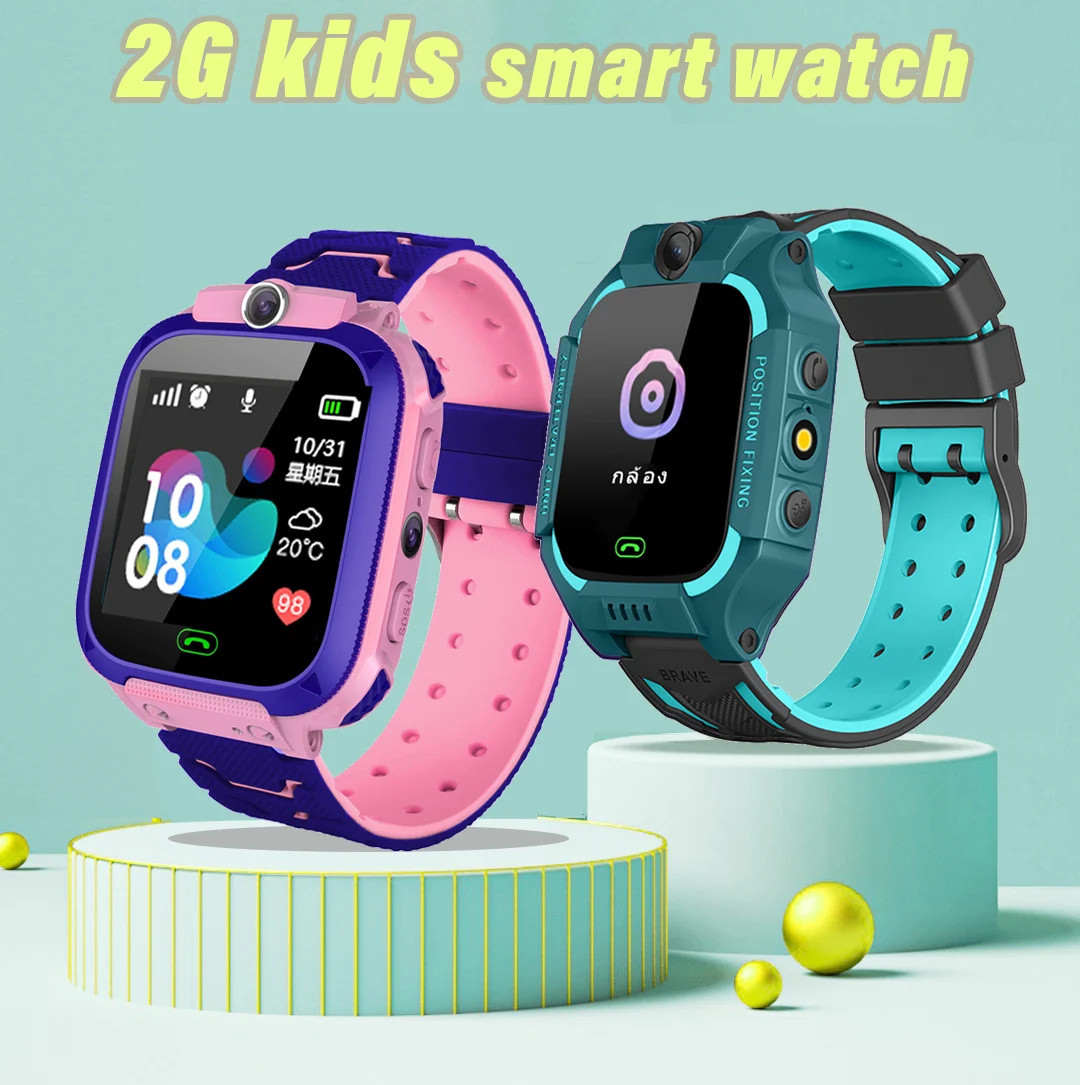Q12 Kids Smart Watch 2G SOS Ca - Smartwatch Watches Girls บทวิจารณ์และราคา