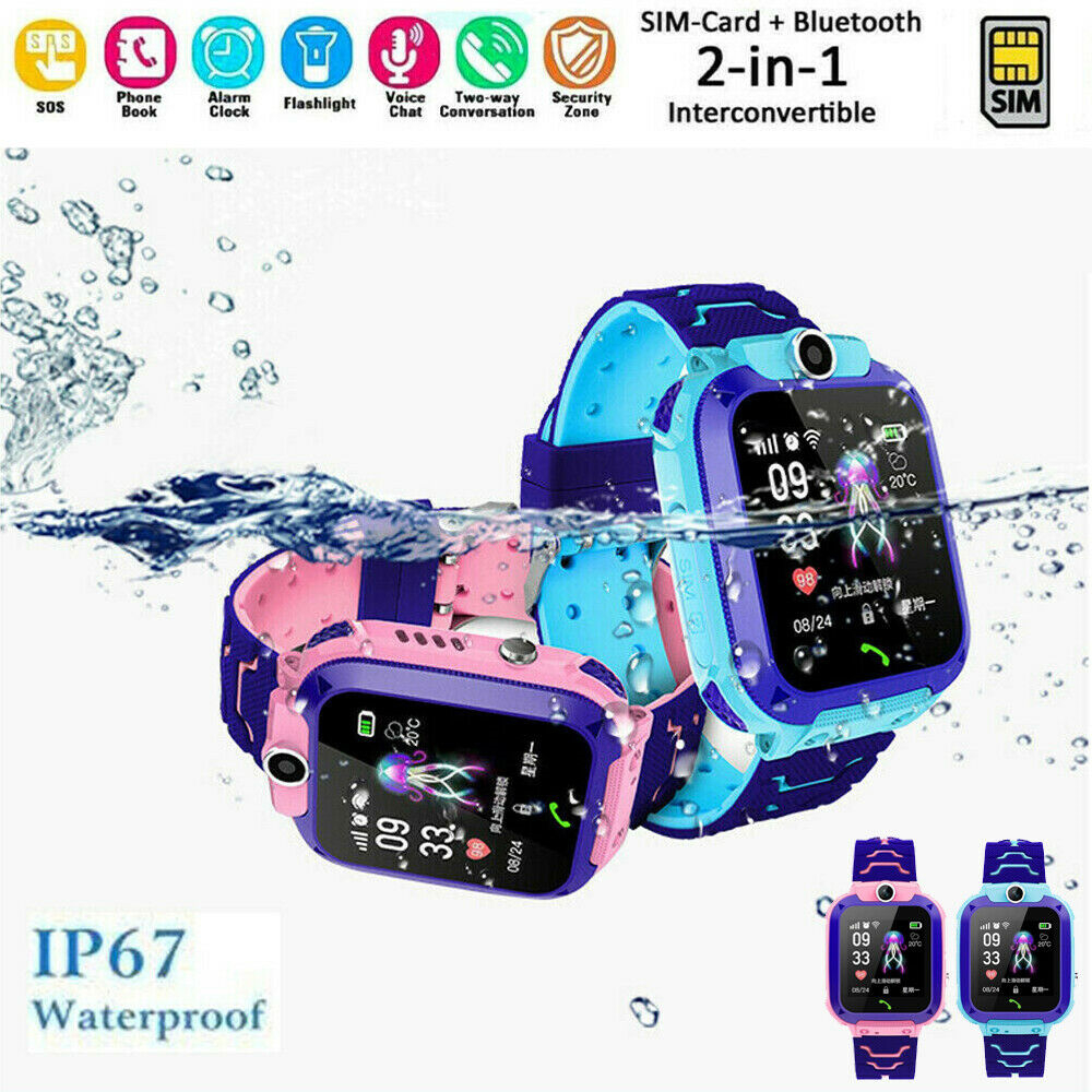 Q12 Kids Smart Watch 2G SOS Ca - Smartwatch Watches Girls บทวิจารณ์และราคา