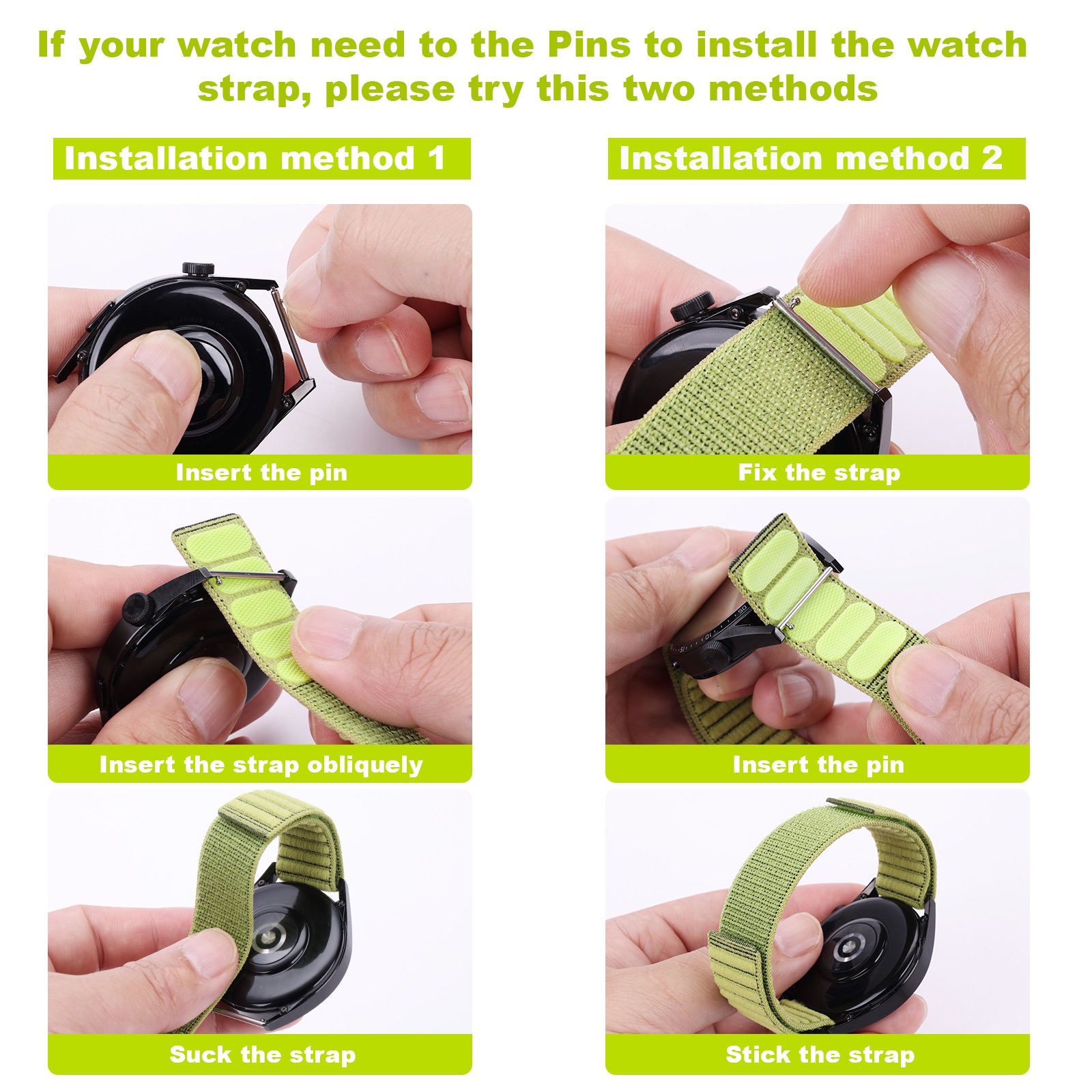 QuickFit 22mm Nylon Strap For  - Solar Powered Watch บทวิจารณ์และราคา