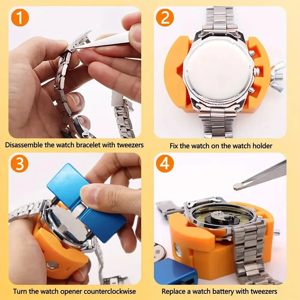 3 in 1 Repair Tool Set Watch B - Case Back Opener บทวิจารณ์และราคา