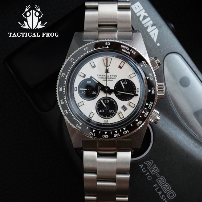 Tactical Frog 41mm Men's Chron - Solar Powered Watch บทวิจารณ์และราคา