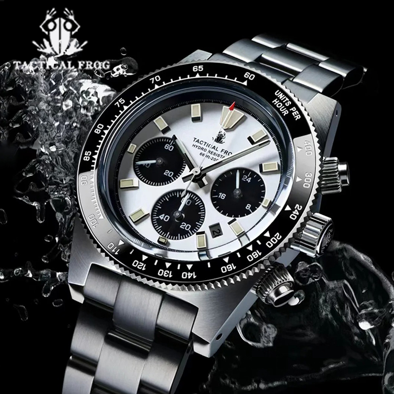 Tactical Frog 41mm Men's Chron - Solar Powered Watch บทวิจารณ์และราคา