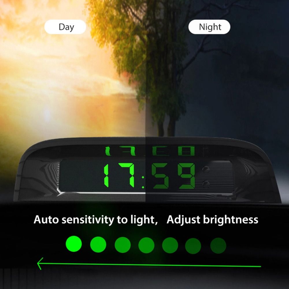 Solar Powered Car Digital Watc - Solar Powered Watch บทวิจารณ์และราคา