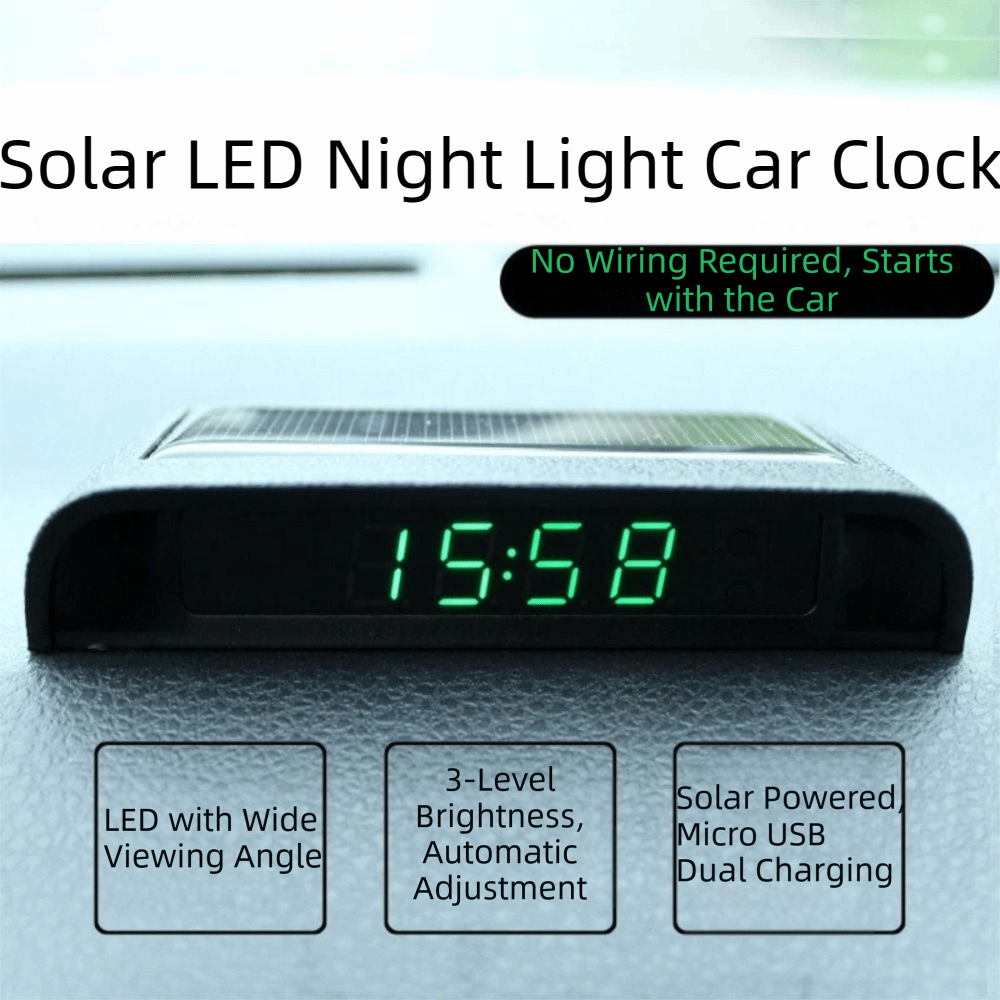 Solar Powered Car Digital Watc - Solar Powered Watch บทวิจารณ์และราคา