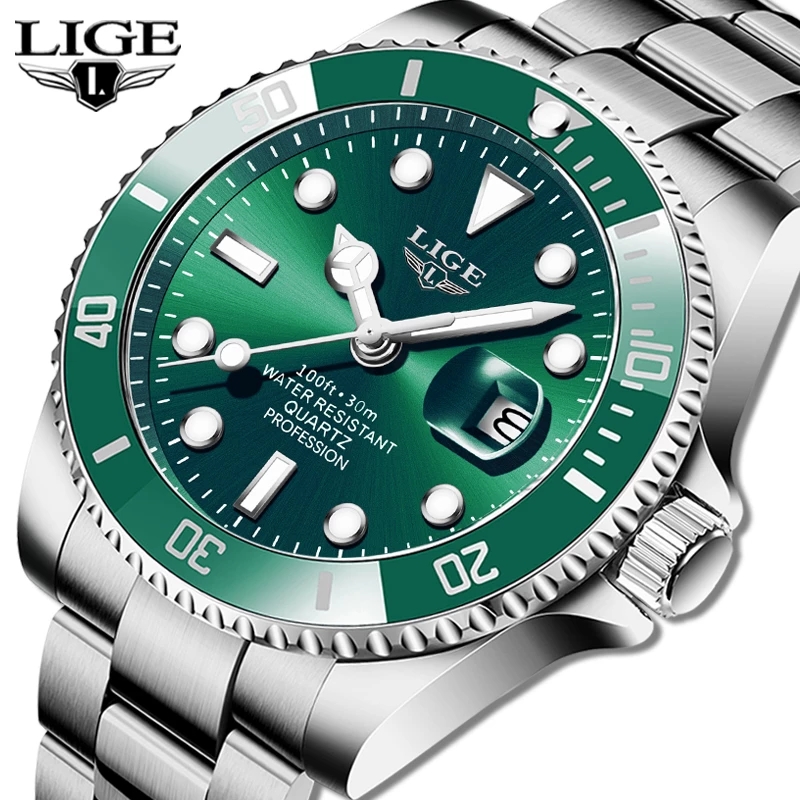 LIGE Top Brand Luxury Fashion  - Smartwatch Watches For Men Brands บทวิจารณ์และราคา