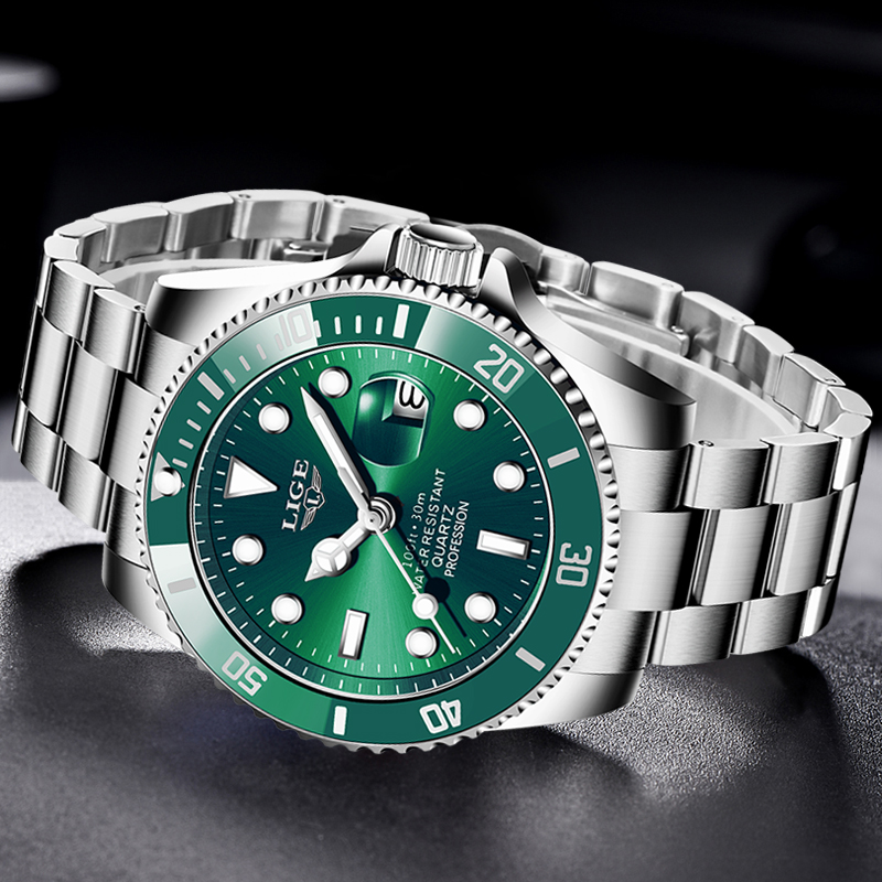 LIGE Top Brand Luxury Fashion  - Smartwatch Watches For Men Brands บทวิจารณ์และราคา