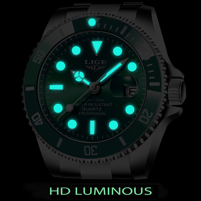 LIGE Top Brand Luxury Fashion  - Smartwatch Watches For Men Brands บทวิจารณ์และราคา