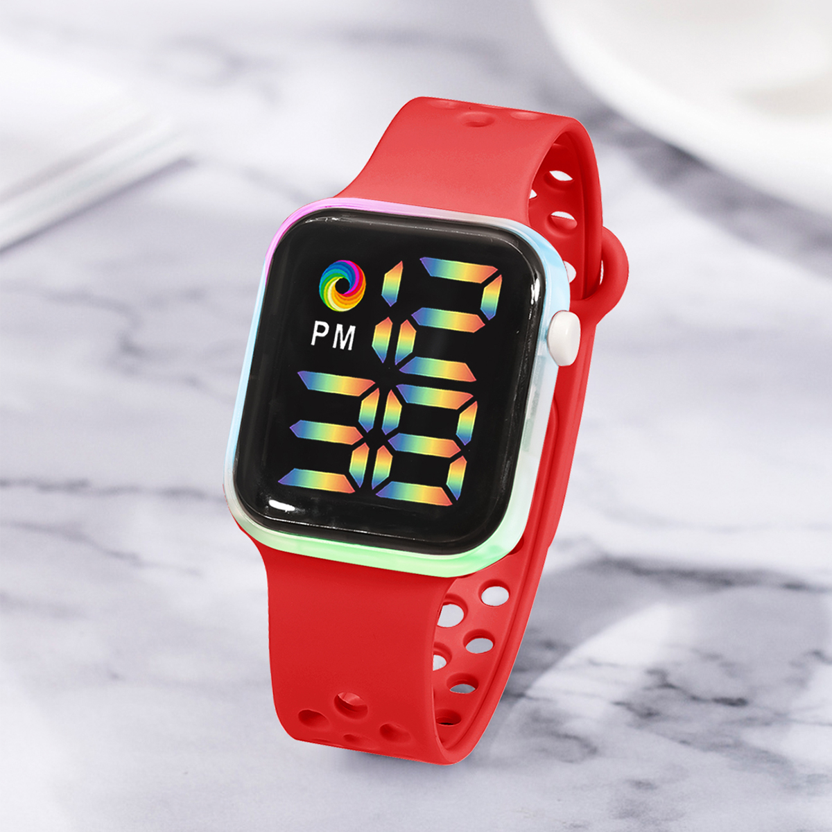 Children's Smart Electronic Wa - Smartwatch Watches Girls บทวิจารณ์และราคา
