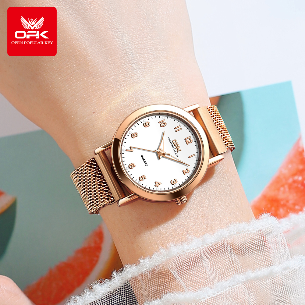 OPK 8115 Women's Watches Simpl - Mesh Stainless Strap บทวิจารณ์และราคา