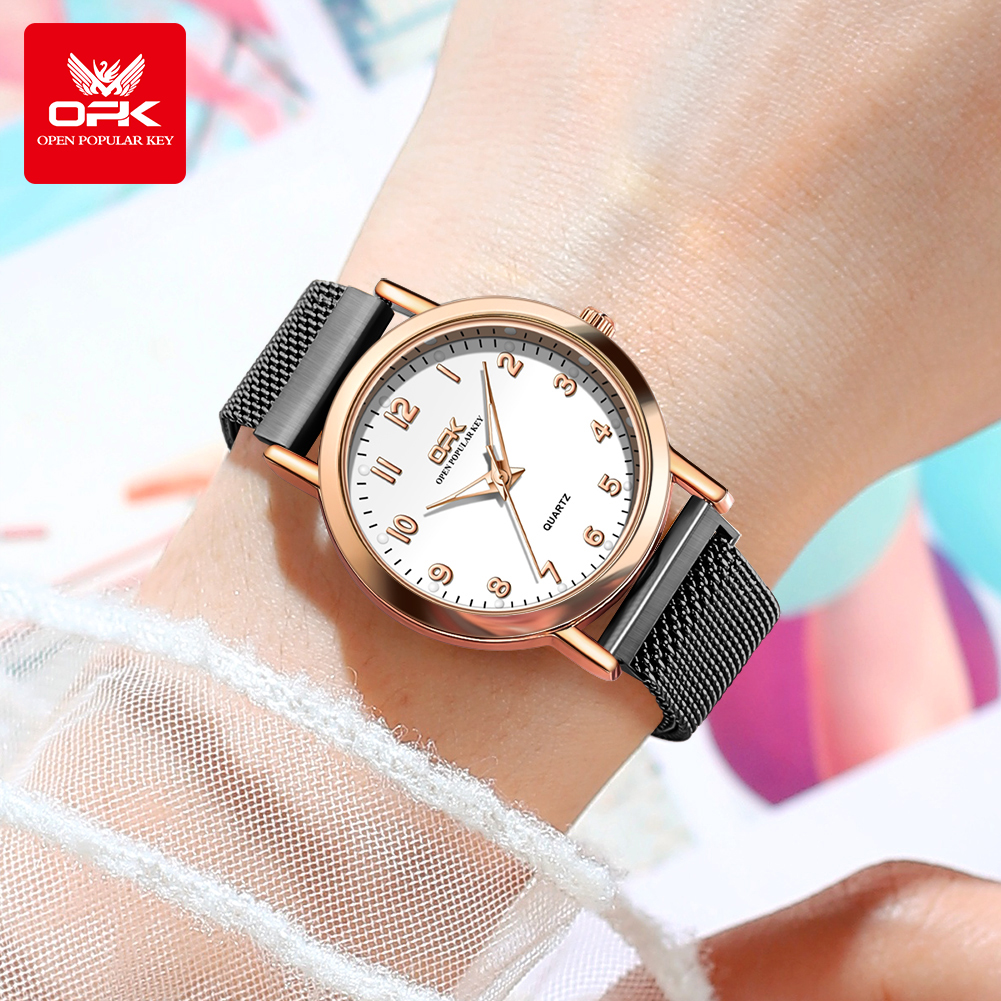 OPK 8115 Women's Watches Simpl - Mesh Stainless Strap บทวิจารณ์และราคา