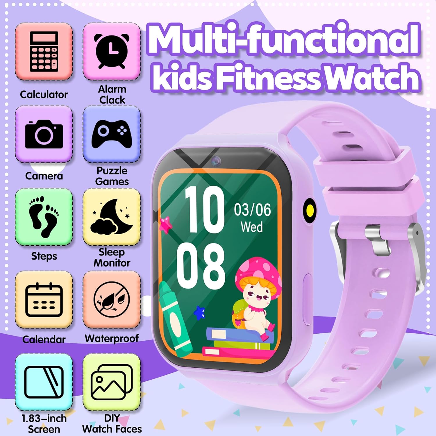 Kids Smart Watch with 18 Games - Smartwatch Watches For Kid Boy With Alarm บทวิจารณ์และราคา