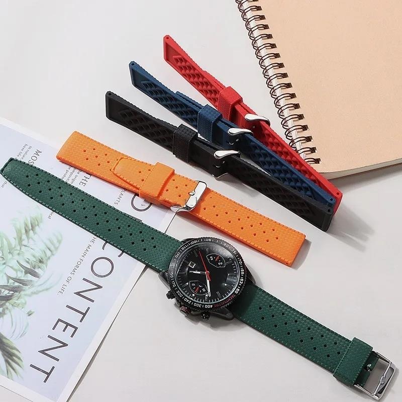 New Tropical Rubber Strap for  - Smartwatch Casio Watches For Men บทวิจารณ์และราคา