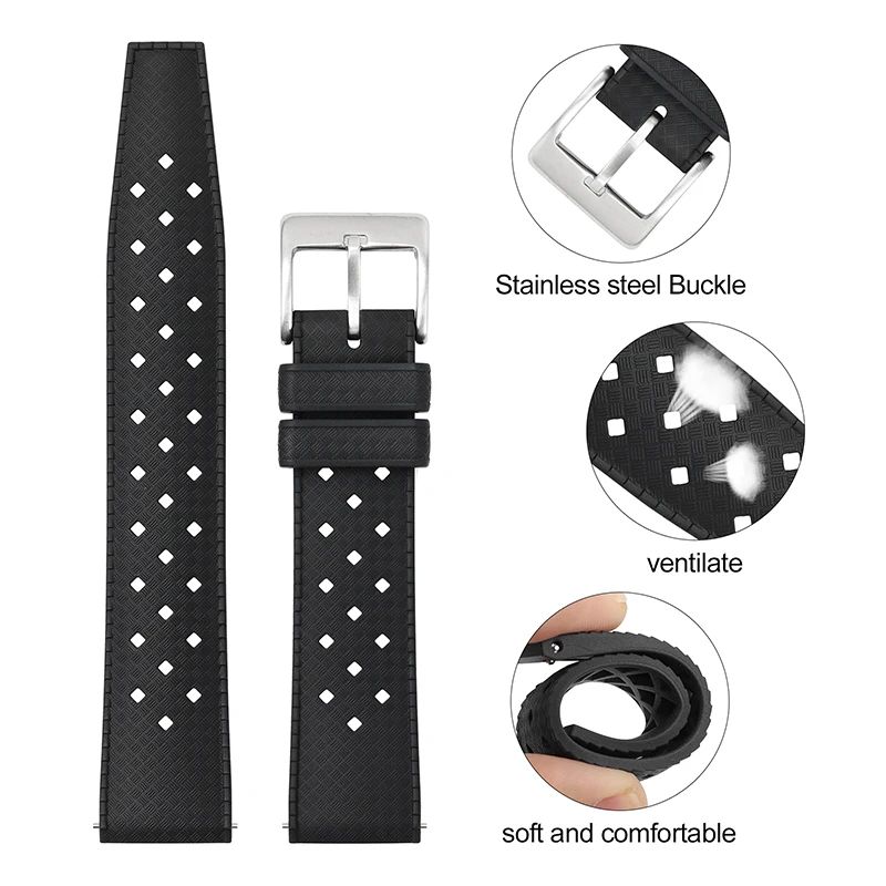 New Tropical Rubber Strap for  - Smartwatch Casio Watches For Men บทวิจารณ์และราคา