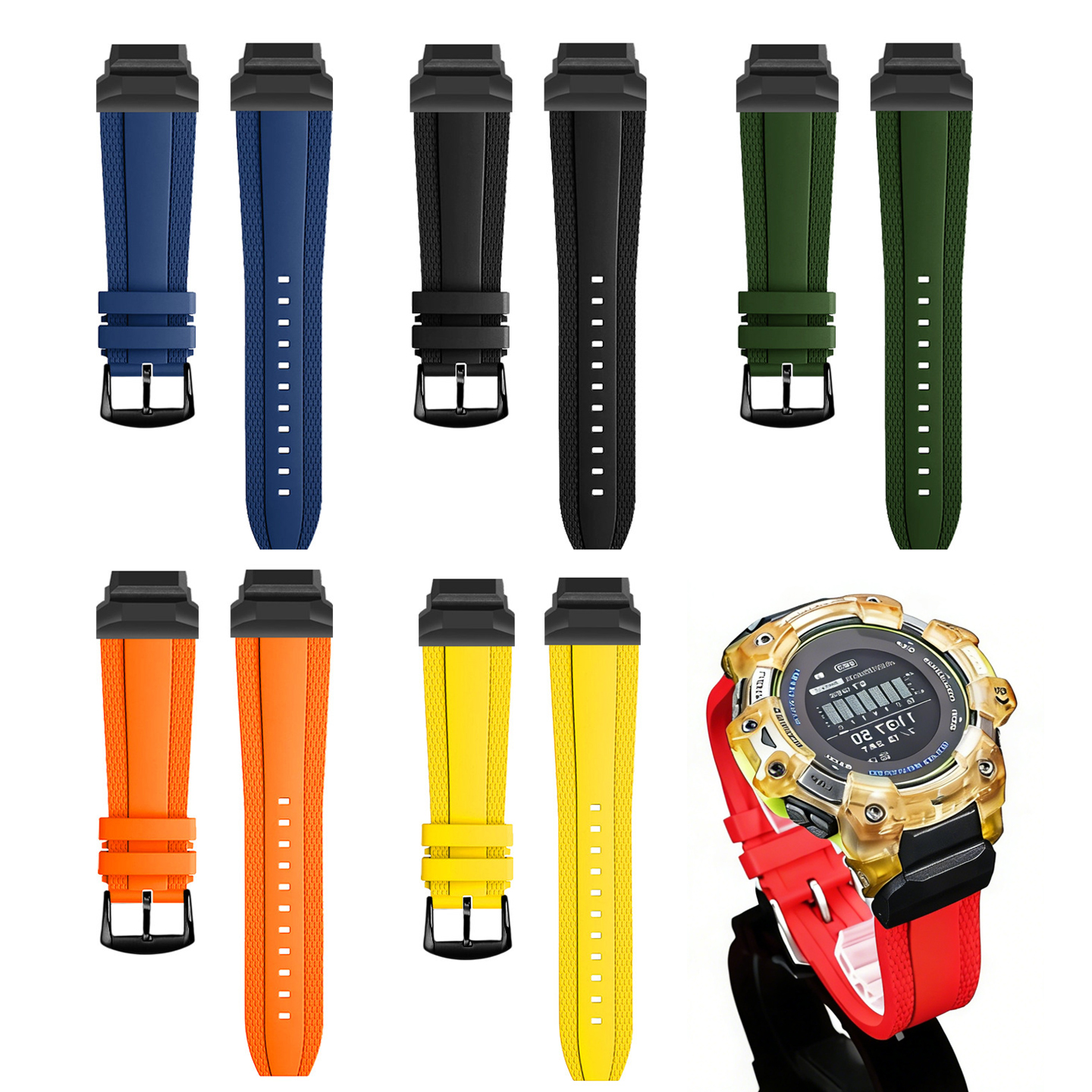 Modified Waterproof Fluorine R - Smartwatch Casio Watches For Men บทวิจารณ์และราคา