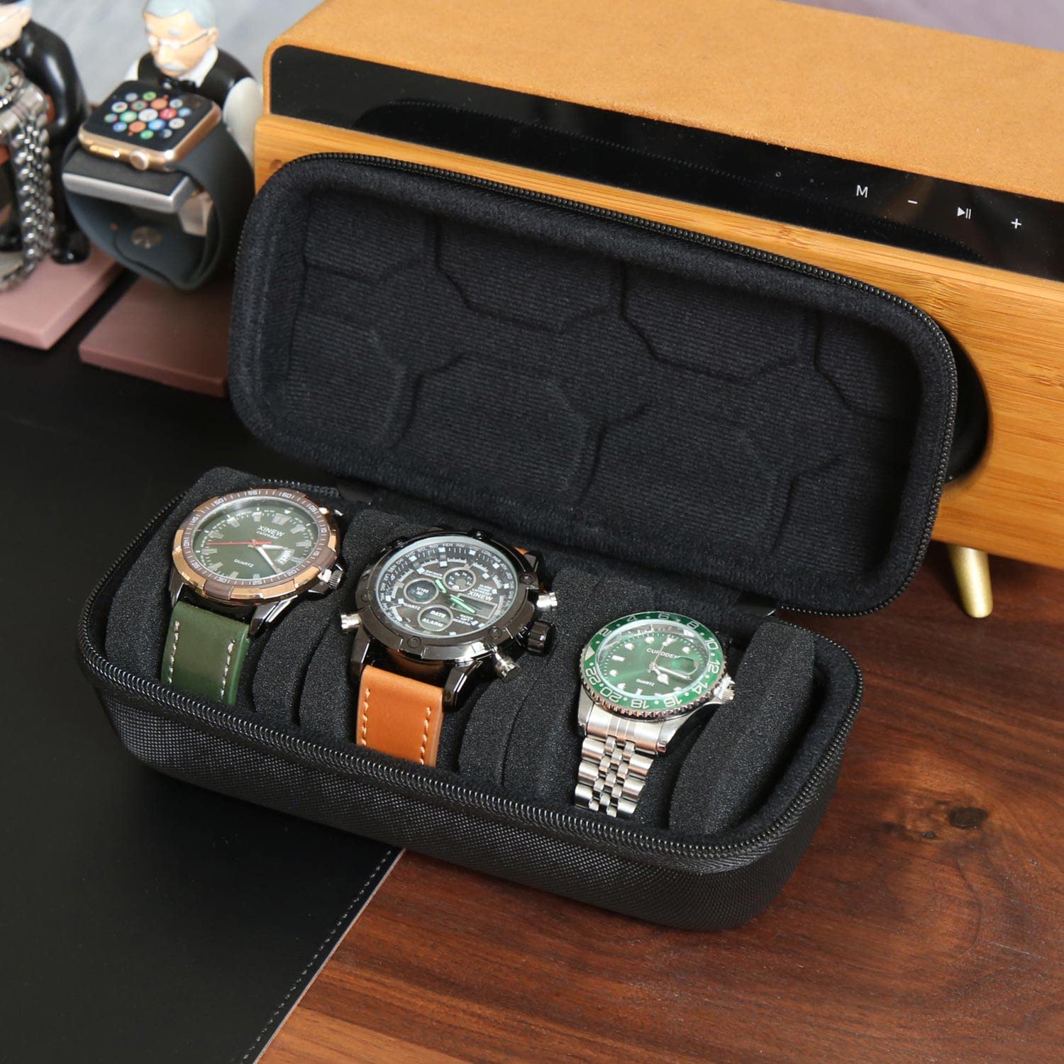 Watch Box Organizer For Men or - Watch Smartwatch บทวิจารณ์และราคา