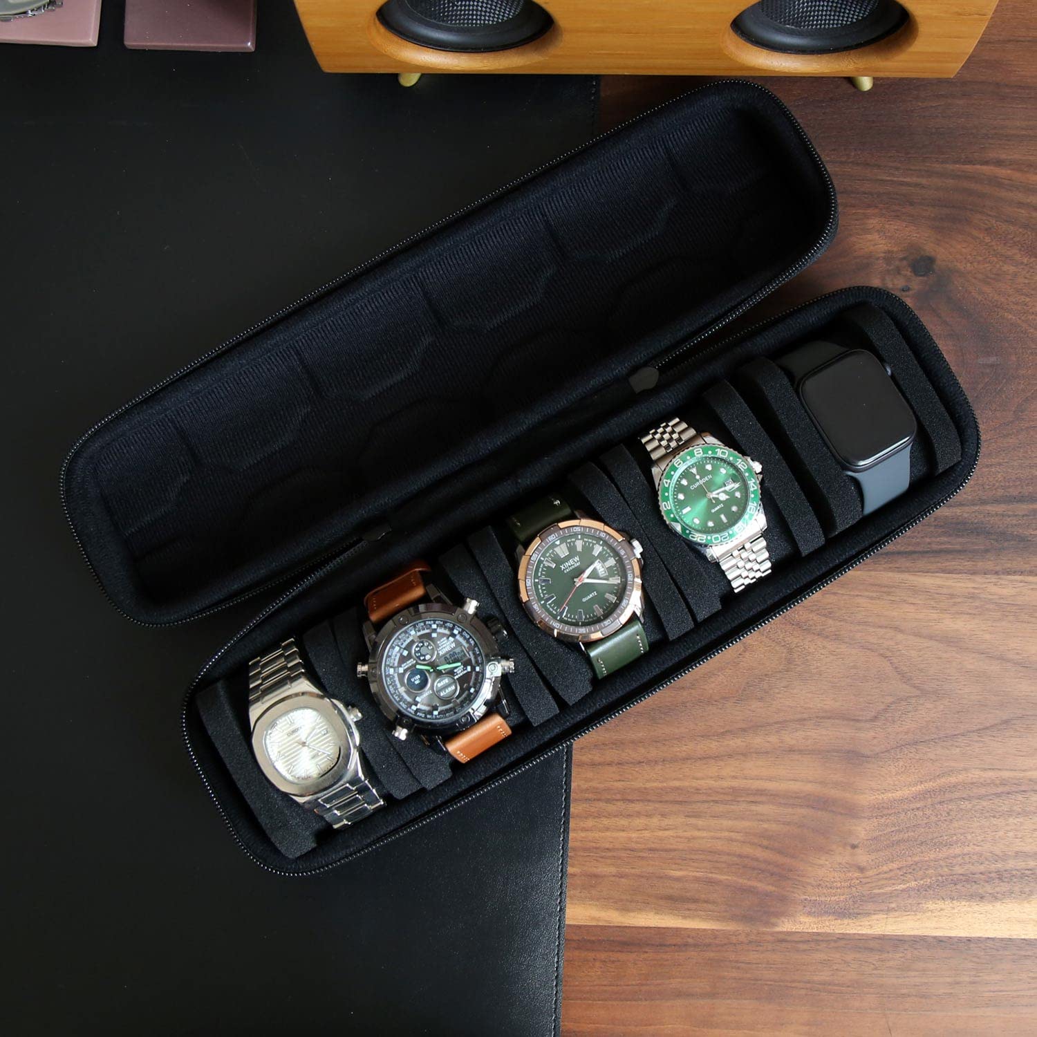 Watch Box Organizer For Men or - Watch Smartwatch บทวิจารณ์และราคา