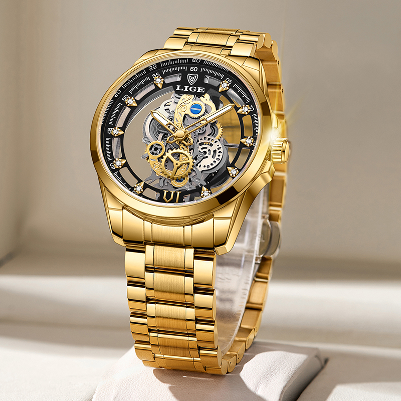 2026 LIGE Men Watch Skeleton A - Smartwatch Watches For Men Brands บทวิจารณ์และราคา