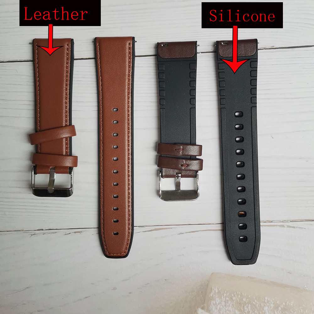 22mm Silicone Leather Band For - Fossil Watches Smartwatch Gen 6 บทวิจารณ์และราคา